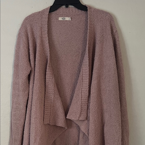 UGG Blush Pink Women's Cardigan Sweater - Picture 3 of 16